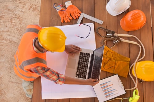 Construction desk engineer
