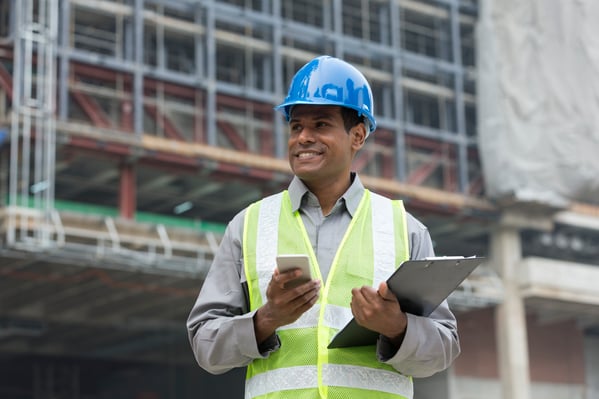 mobile time tracking remote payroll in construction