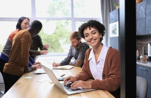 Payroll manager with her team doing construction job costing payroll integration