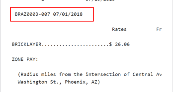 wage determination identifiers