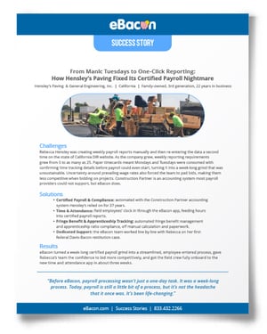 Hensley's Paving Case Study