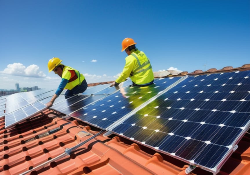 Solar Power Workers 3